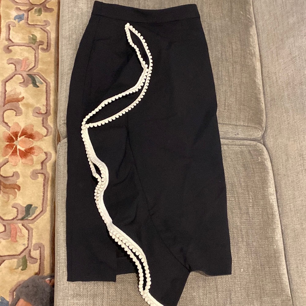Alexis black high waist pencil skirt